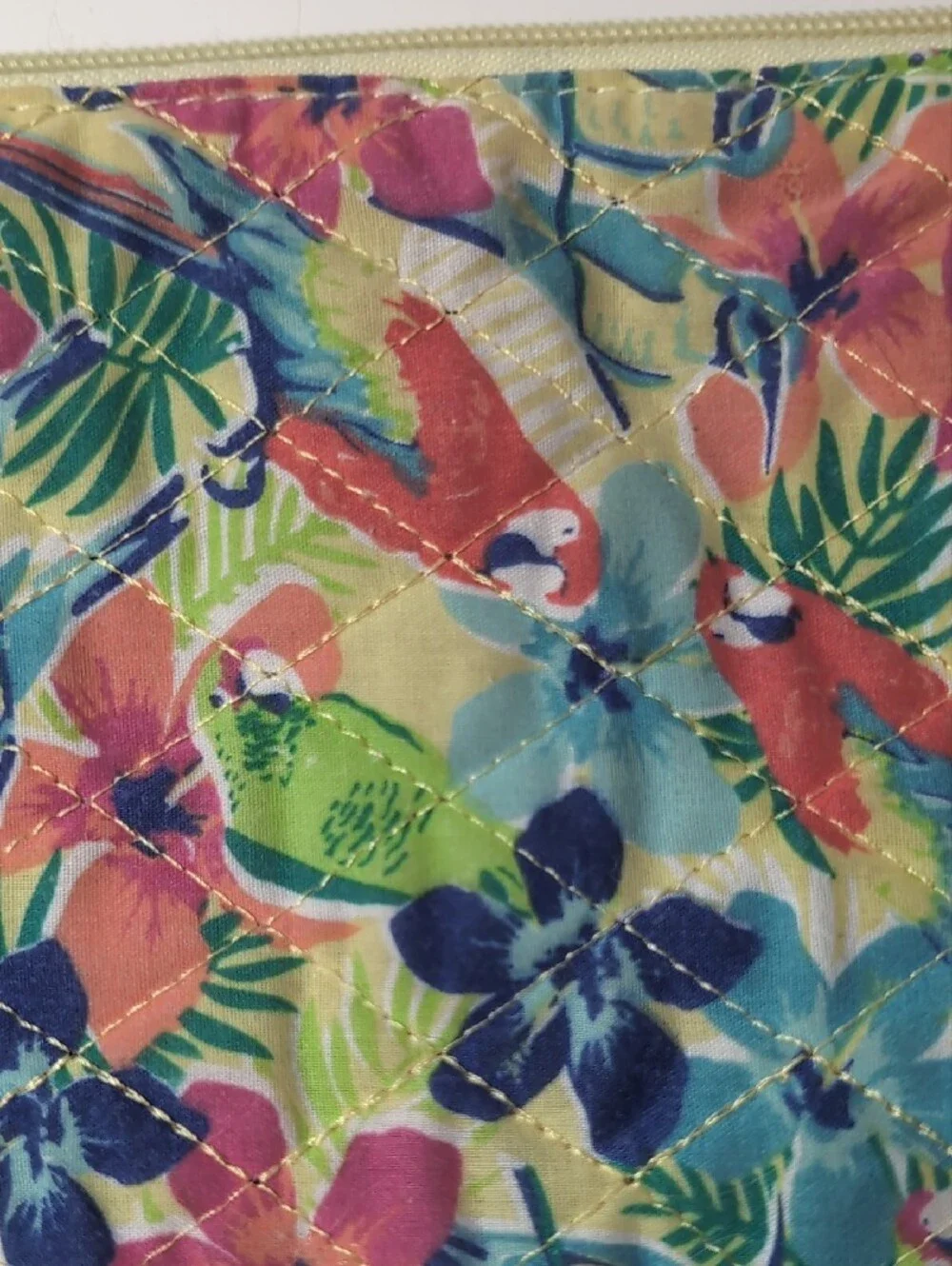 Stone Mountain Tropical Floral Quilted Wristlet - Multi-Color
